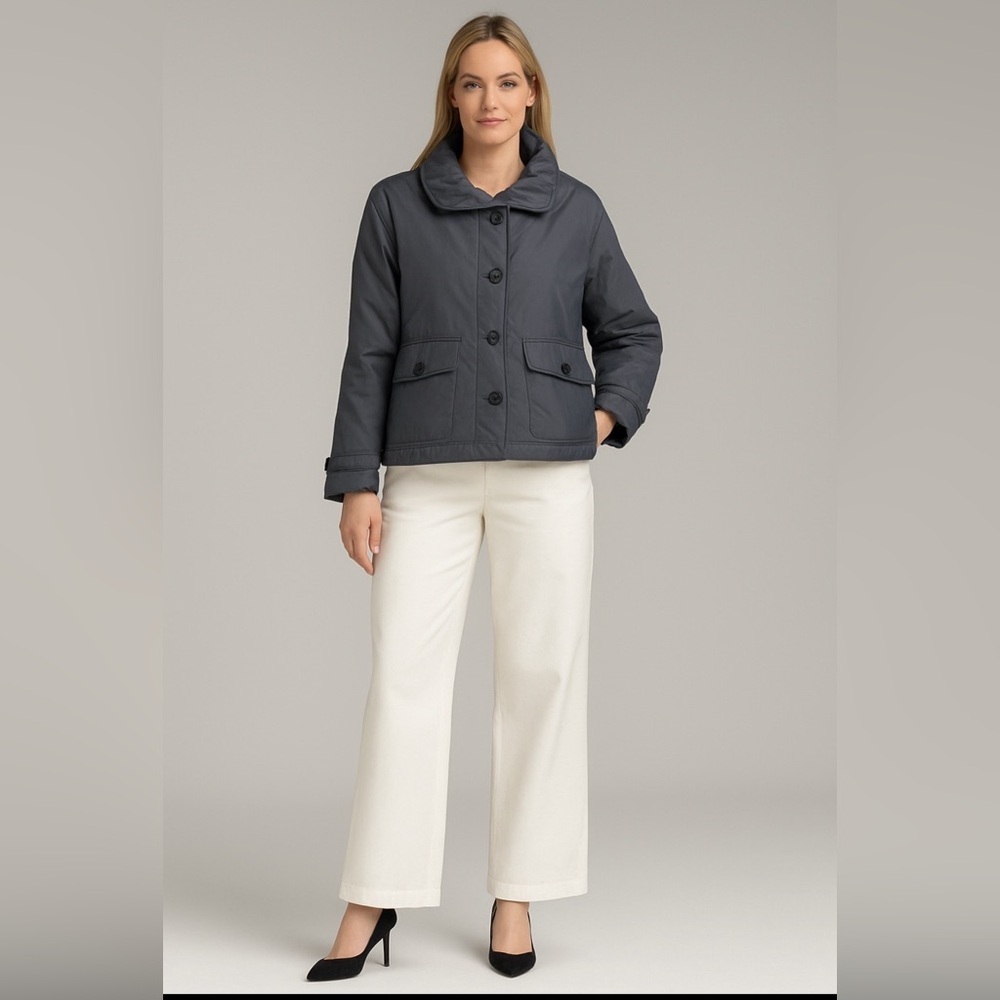 RIANI Black and White plaid Jacket button